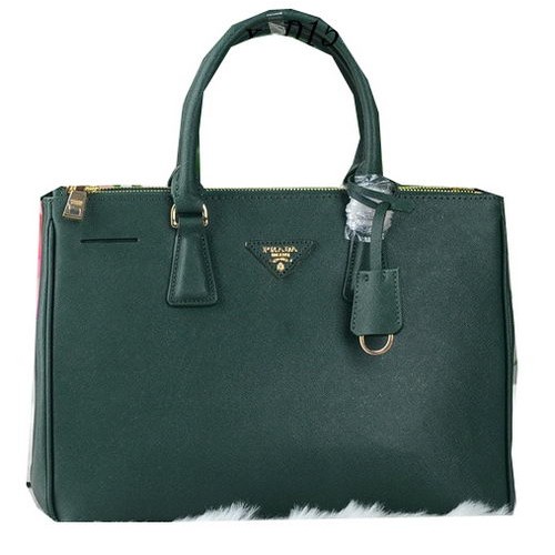 Prada Saffiano Kalbsleder Einkaufstasche PBN2274 Grün