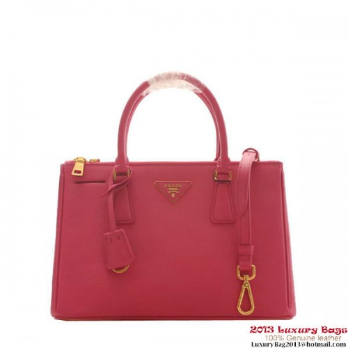 Prada Saffiano Leder 30cm Einkaufstasche BN1801 Rose