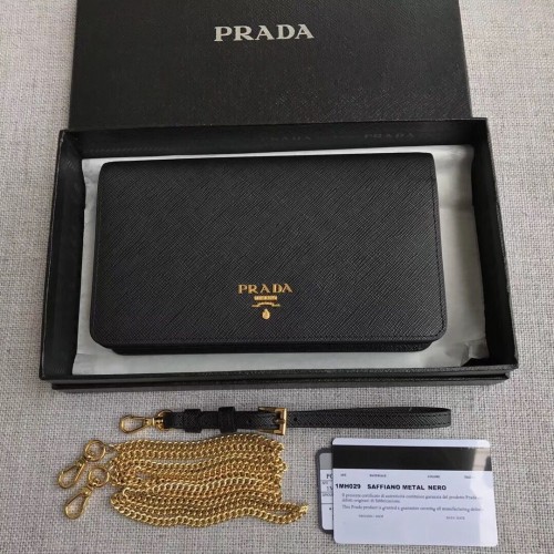 Prada Minitasche aus Saffiano-Leder 1HZ029 schwarz