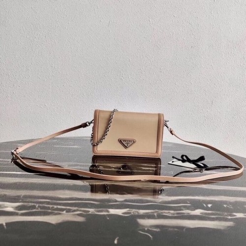 Prada Schultertasche aus Saffiano-Leder 2BP019 Kekse