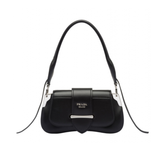 Prada Sidonie Leder Umhängetasche 1BD168 schwarz