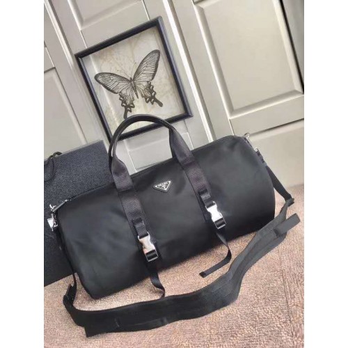 Prada Reisetasche P8369 Schwarz