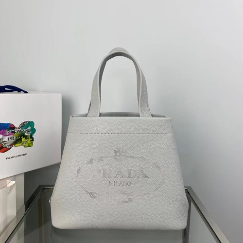 Prada Ledertasche 1AG833 grau