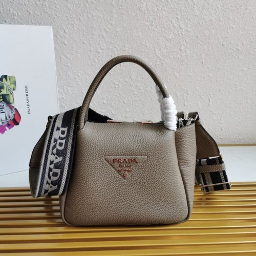 Prada Ledertasche 1BC145 grau