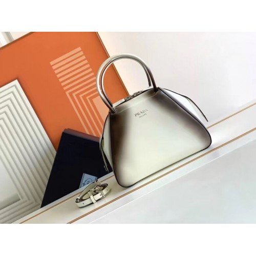 Prada Ledertasche 1BD663A weiß