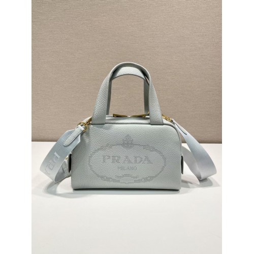 Prada Ledertasche 1DH770 hellblau
