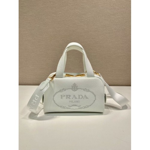 Prada Ledertasche 1DH770 weiß