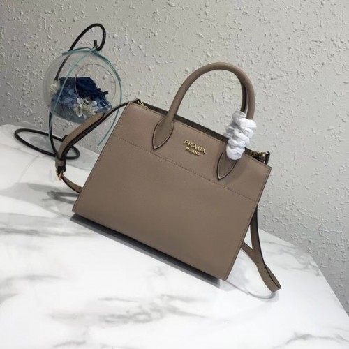 Prada saffiano lux tote original ledertasche bn4458 apricot