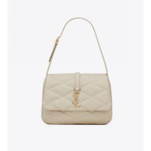 SAINT LAUREN LE 57 HOBO SCHULTERTASCHE AUS GESTEPPTEM LAMMLEDER 698567 ANTIKE VINTAGE