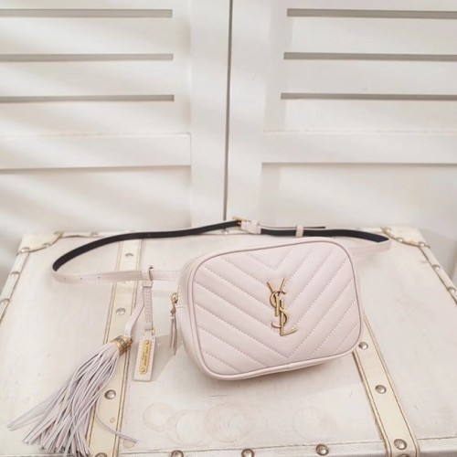 SAINT LAURENT Rindsledertasche 534817 weiß