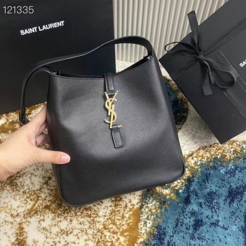 SAINT LAURENT LEDERTASCHE 713938 SCHWARZ