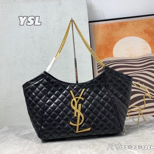 SAINT LAURENT LEDERTASCHE Y203531 SCHWARZ