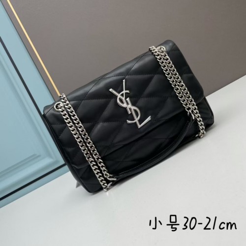 SAINT LAURENT LEDERTASCHE Y203737 SCHWARZ