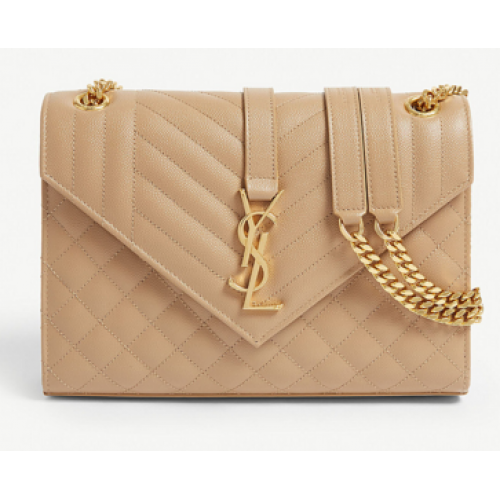 SAINT LAURENT Medium Umhängetasche 487206 apricot