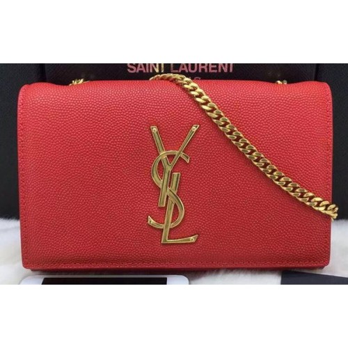 SAINT LAURENT Umhängetasche mit Monogramm 311218 Rot