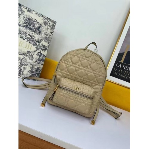 KLEINER DIOR RUCKSACK Cannage Lammleder M9222U Beige