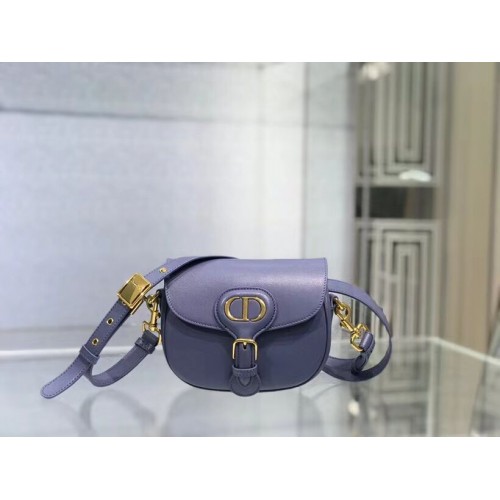 KLEINE DIOR BOBBY TASCHE Graues Boxkalbsleder Graues Boxkalbsleder M9317 blau