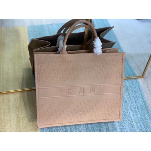 KLEINE DIOR BOOK TOTE TASCHE AUS Kalbsleder M1296Z Rosa