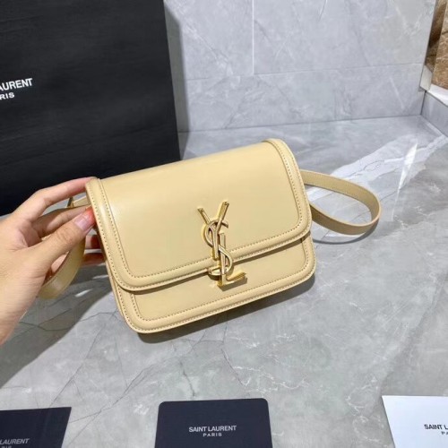 SOLFERINO KLEINE SATCHEL IN BOX SAINT LAURENT LEDER 63430 Beige