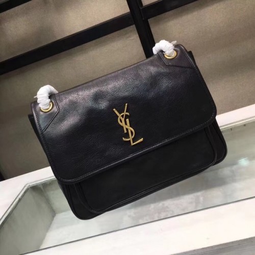 Saint Laurent Niki Large Monogram Umhängetasche 2829 schwarz