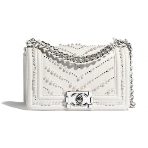 Kleine Kanaltasche für Jungen A67085 weiß