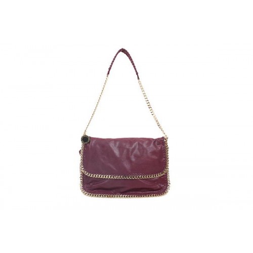 Stella McCartney 838 Burgund Falabella PVC Umhängetasche