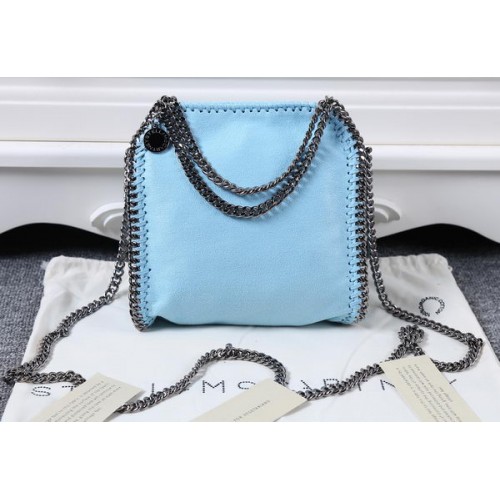 Stella McCartney Falabella Denim Tasche SMC895 Hellblau