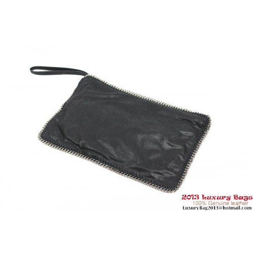 Stella McCartney Falabella Fold Over Clutch 832 Schwarz