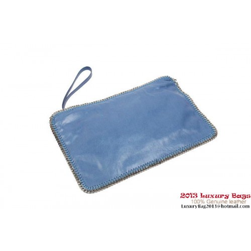 Stella McCartney Falabella Fold Over Clutch 832 Blau