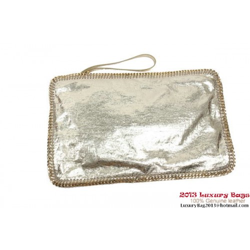 Stella McCartney Falabella Fold Over Clutch 832 Hellgold
