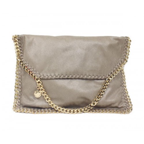 Stella McCartney Falabella Khaki PVC Umhängetasche 876 Gold