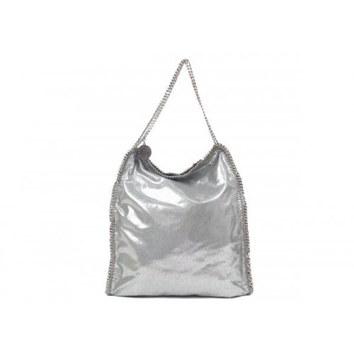 Stella McCartney Falabella Große Clutch 839 Silber