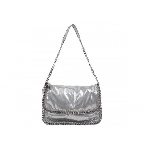 Stella McCartney Falabella PVC Umhängetasche 838 Silber