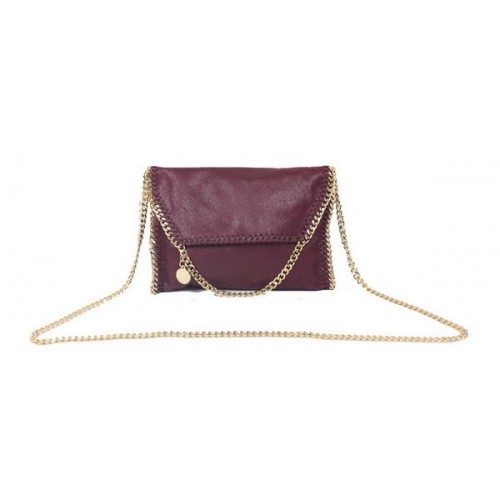 Stella McCartney Falabella PVC Umhängetasche 875 Burgund