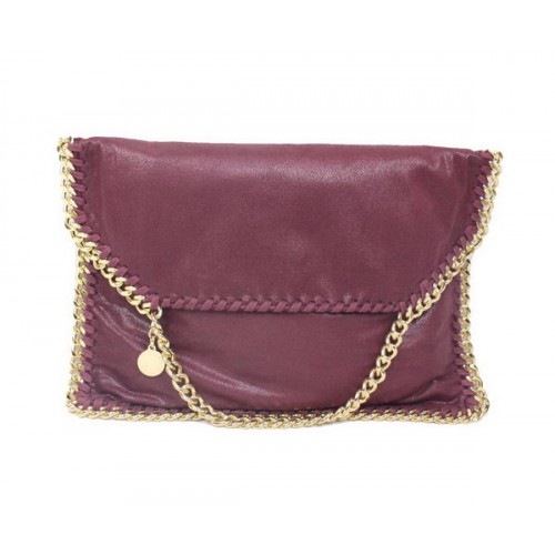 Stella McCartney Falabella PVC Umhängetasche 876 Burgund