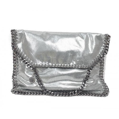 Stella McCartney Falabella PVC Umhängetasche 876 Silber