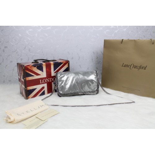 Stella McCartney Falabella PVC Umhängetasche SM829 Silber