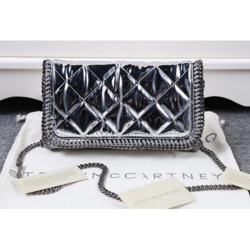 Stella McCartney Falabella PVC Umhängetasche SMC882 Silber