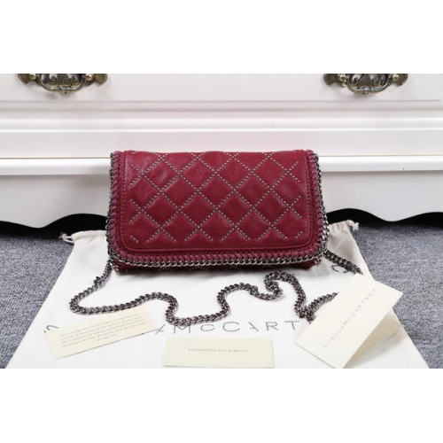 Stella McCartney Falabella PVC Umhängetasche SMC882 Wein