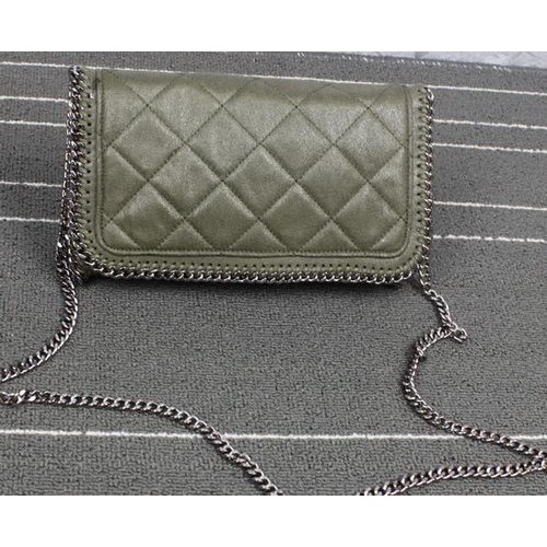 Stella McCartney Falabella PVC Umhängetaschen SM882 Grün