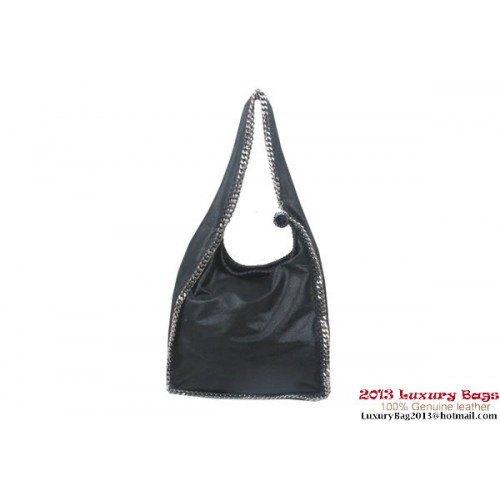 Stella McCartney Falabella Shaggy Deer Umhängetasche Schwarz