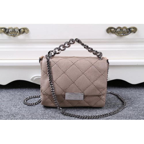 Stella McCartney QUilted Denim Umhängetasche SMC015 Khaki