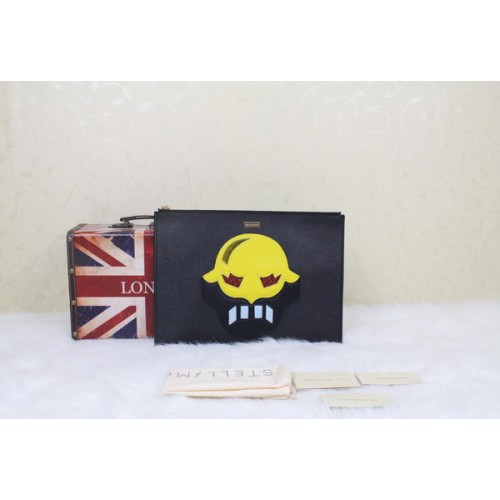 Stella McCartney SUPERSTELLAHEROES GROSSE CLUTCH MIT REISSVERSCHLUSS SM891 Gelb