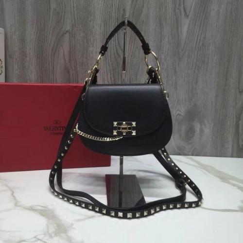 VALENTINO Umhängetasche Candy aus gestepptem Leder V3412 schwarz