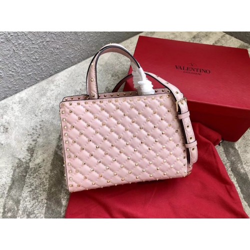 VALENTINO Candystud gesteppte Ledertasche 0061 rosa