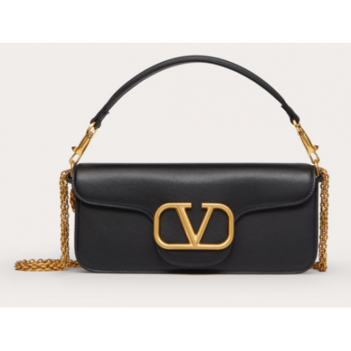 VALENTINO GARAVANI Loco Kalbsledertasche 2B0K30 schwarz