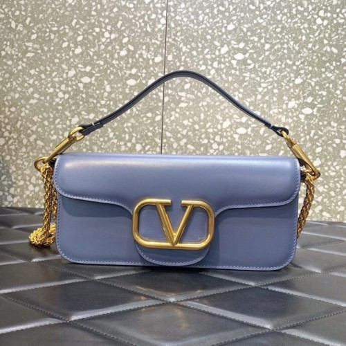 VALENTINO GARAVANI Tasche Loco Kalbsleder 2B0K30 blau