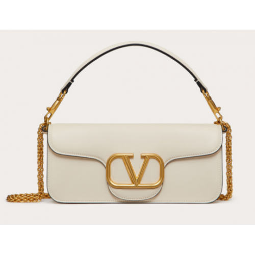 VALENTINO GARAVANI Tasche Loco Kalbsleder 2B0K30 weiß