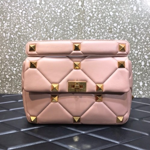 VALENTINO GARAVANI Roman Stud Large Nappaleder 1189L rosa