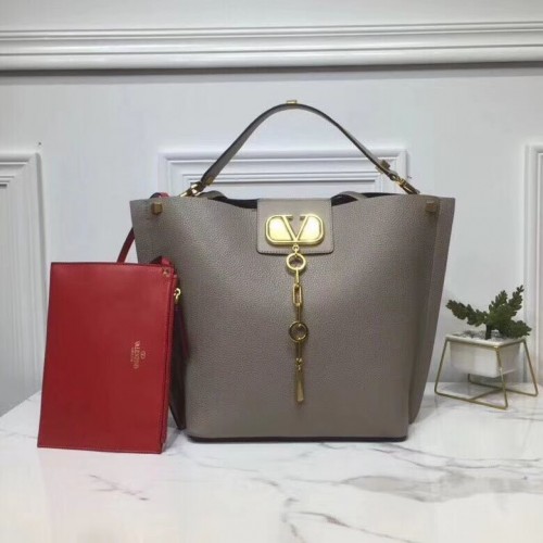VALENTINO Origianl Ledertasche V0008 Grau